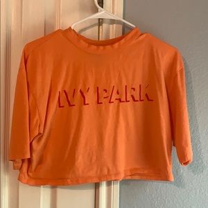 Ivy park crop top orange